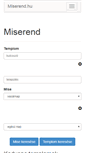 Mobile Screenshot of miserend.hu